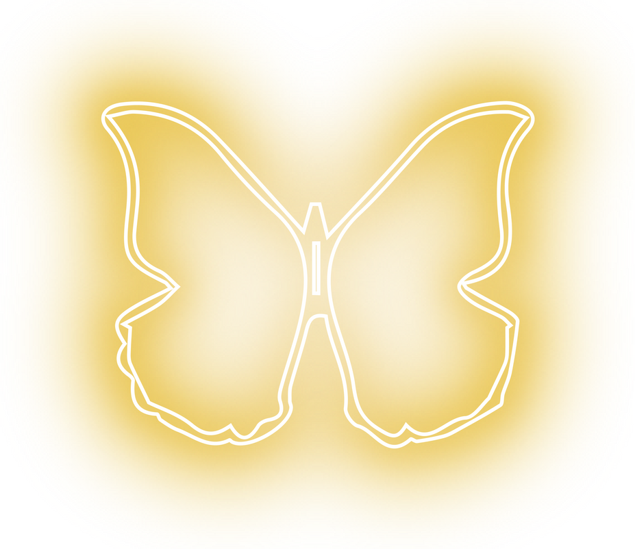 Set of Butterfly Neon